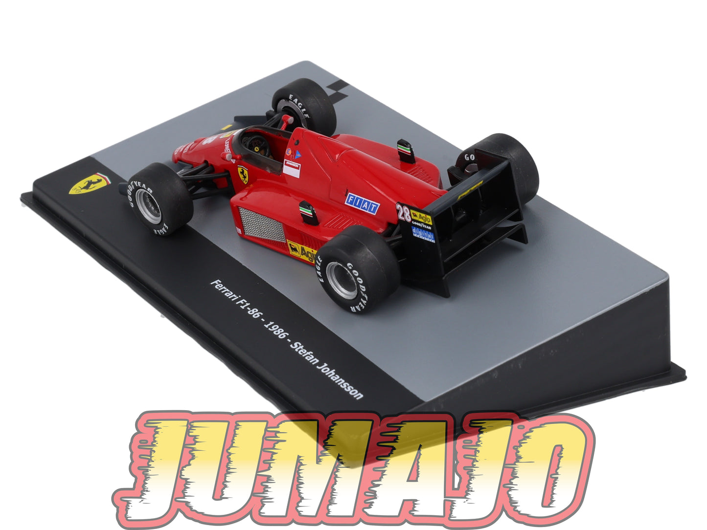 F1F58 Voiture 1/43 CENTAURIA Formule 1 Ferrari : FERRARI F1-86 1986 #28 S.Johansson