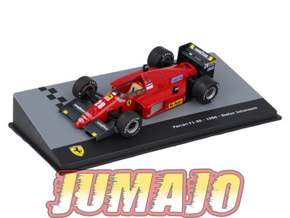 F1F58 Voiture 1/43 CENTAURIA Formule 1 Ferrari : FERRARI F1-86 1986 #28 S.Johansson