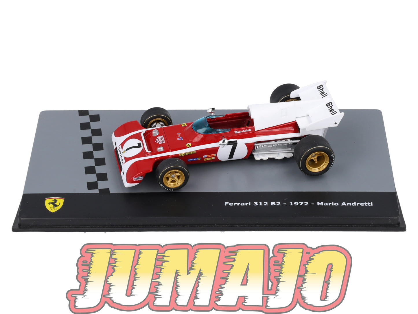 F1F62 Voiture 1/43 CENTAURIA Formule 1 Ferrari : FERRARI 312 B2 1972 #7 M.Andretti