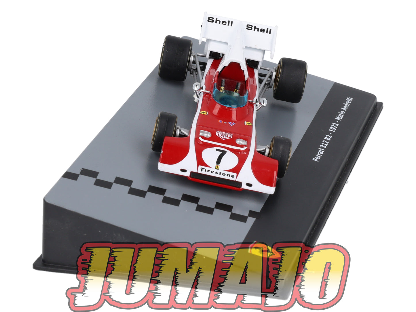 F1F62 Voiture 1/43 CENTAURIA Formule 1 Ferrari : FERRARI 312 B2 1972 #7 M.Andretti