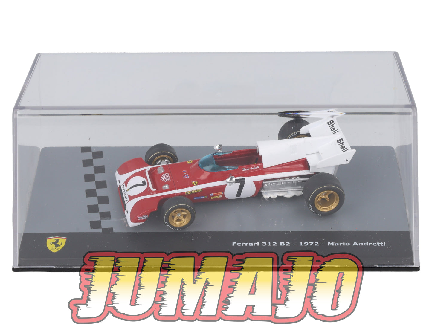 F1F62 Voiture 1/43 CENTAURIA Formule 1 Ferrari : FERRARI 312 B2 1972 #7 M.Andretti