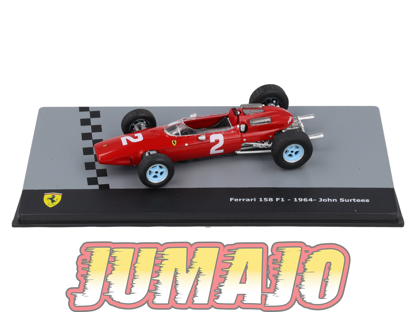 F1F80 Voiture 1/43 CENTAURIA Formule 1 Ferrari : FERRARI 158 F1 1964 #2 J.Surtees
