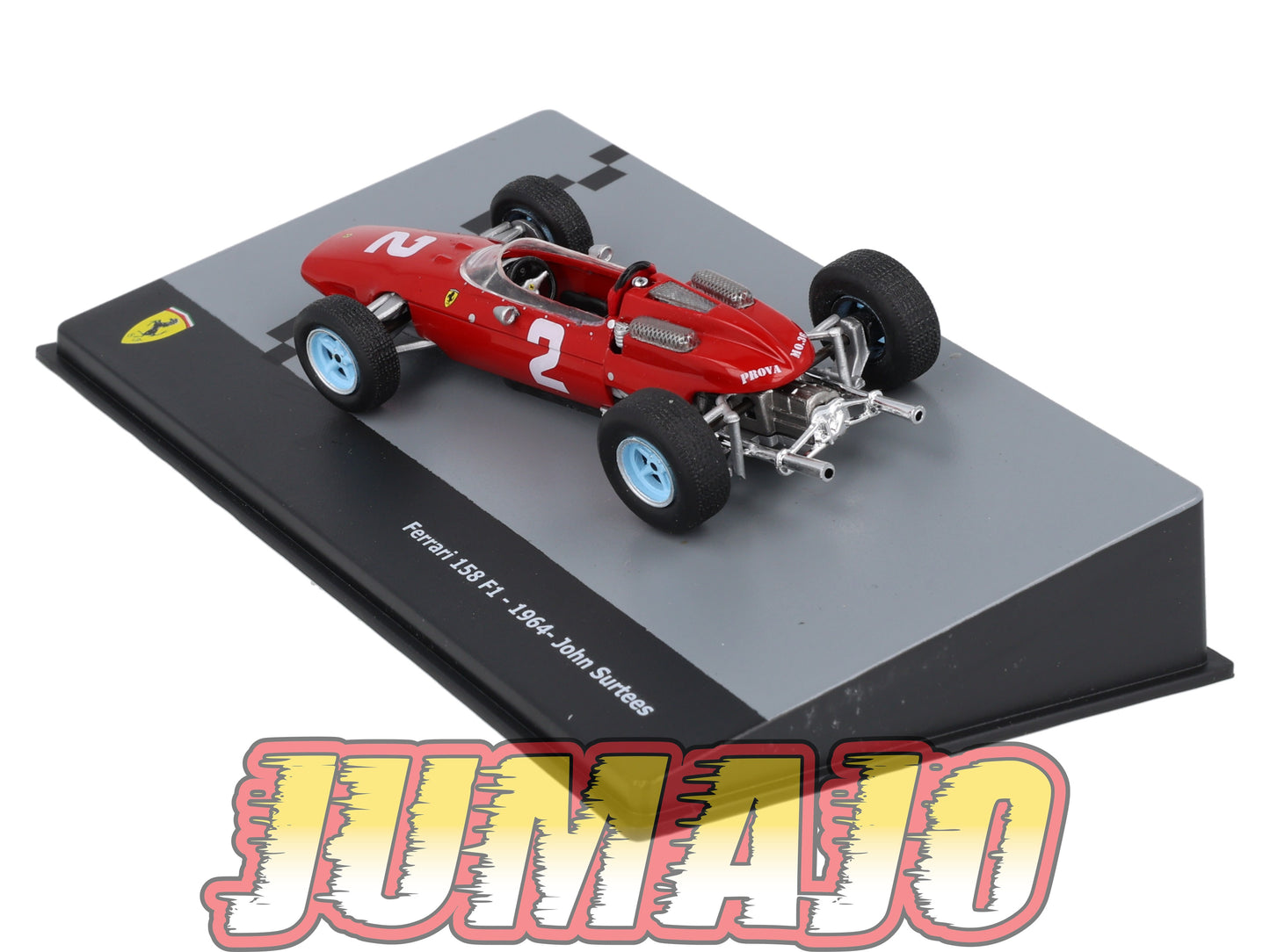 F1F80 Voiture 1/43 CENTAURIA Formule 1 Ferrari : FERRARI 158 F1 1964 #2 J.Surtees