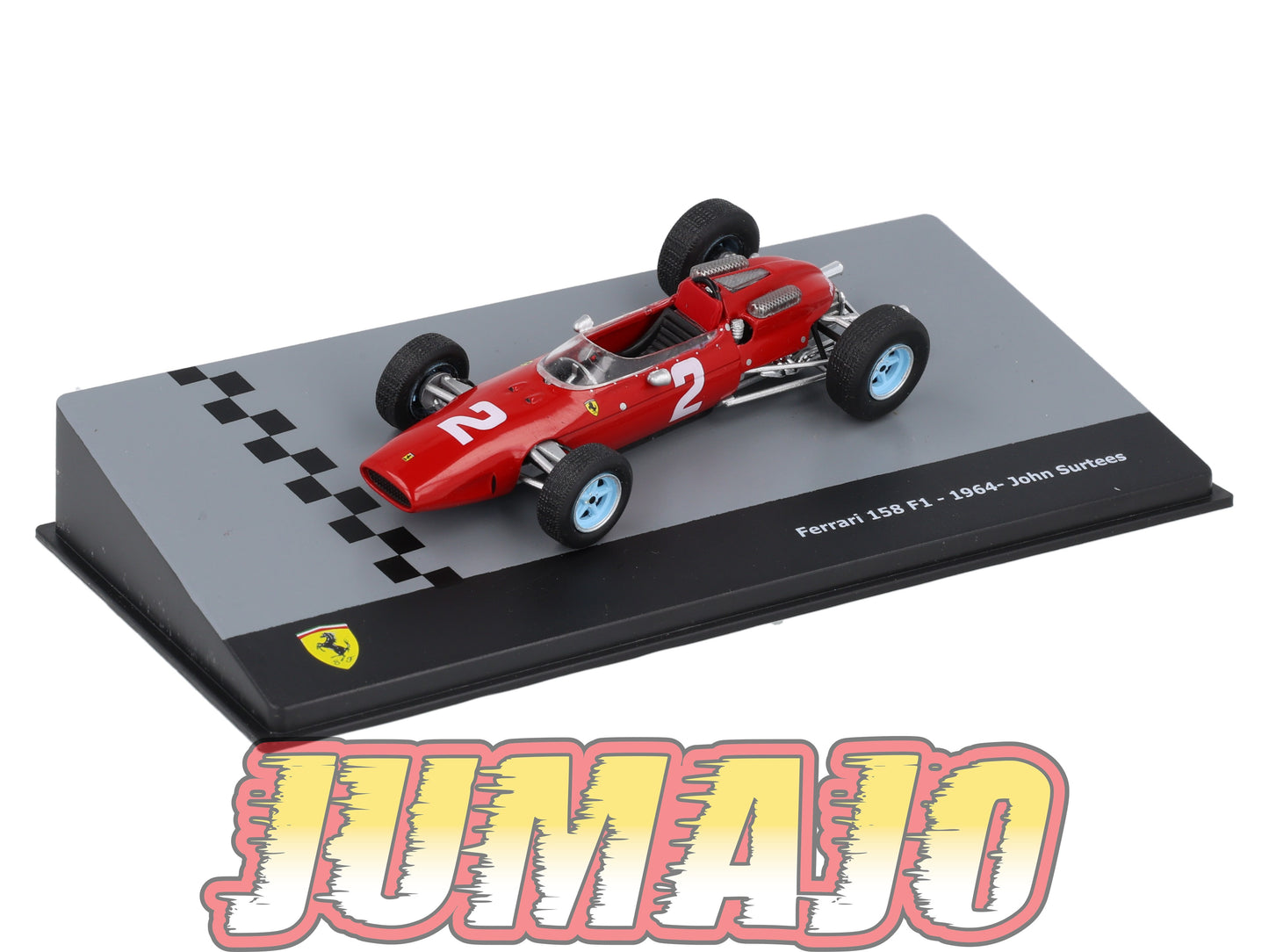 F1F80 Voiture 1/43 CENTAURIA Formule 1 Ferrari : FERRARI 158 F1 1964 #2 J.Surtees