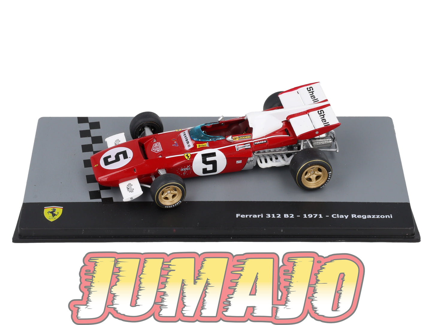 F1F98 Voiture 1/43 CENTAURIA Formule 1 FERRARI 312 B2 #5 1971 Clay Regazzoni