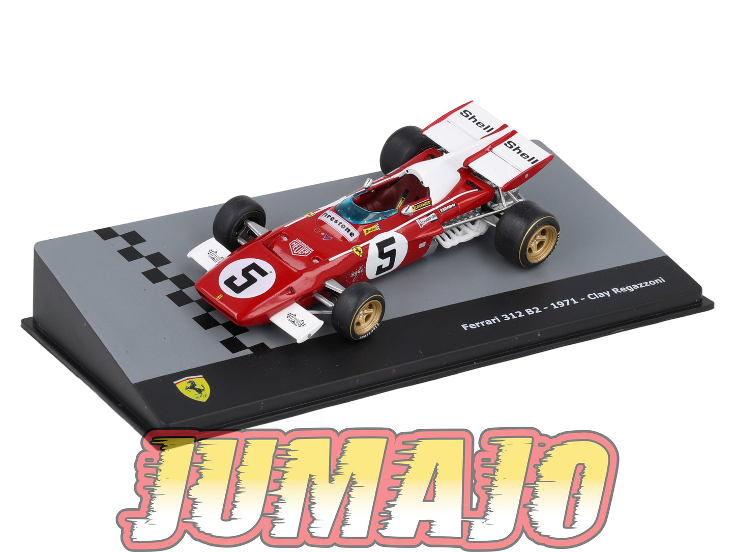 F1F98 Voiture 1/43 CENTAURIA Formule 1 FERRARI 312 B2 #5 1971 Clay Regazzoni