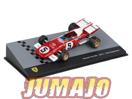 F1F98 Voiture 1/43 CENTAURIA Formule 1 FERRARI 312 B2 1971 Clay Regazzoni