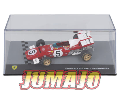 F1F98 Voiture 1/43 CENTAURIA Formule 1 FERRARI 312 B2 #5 1971 Clay Regazzoni