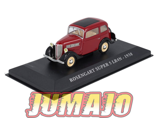 FA24 Voiture 1/43 IXO altaya Voitures d'autrefois : ROSENGART Super 5 LR4N 1938