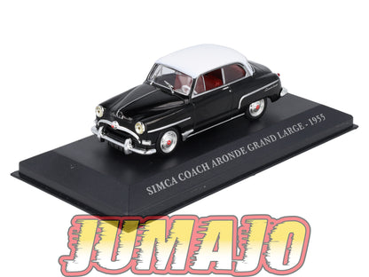 FA25 Voiture 1/43 IXO altaya Voitures d'autrefois SIMCA Coach Aronde Grand large 1955