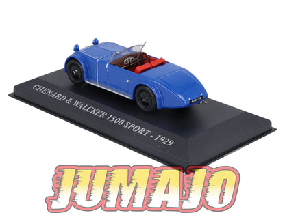 FA28 Voiture 1/43 IXO altaya Voitures d'autrefois : CHENARD & WALCKER 1500 Sport 1929