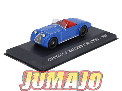 FA28 Voiture 1/43 IXO altaya Voitures d'autrefois : CHENARD & WALCKER 1500 Sport 1929