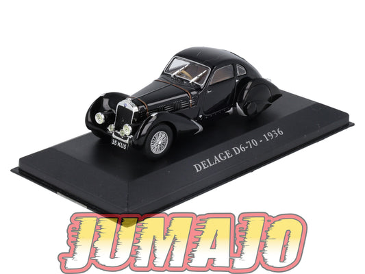 FA35 Voiture 1/43 IXO altaya Voitures d'autrefois : DELAGE D6-70 1936