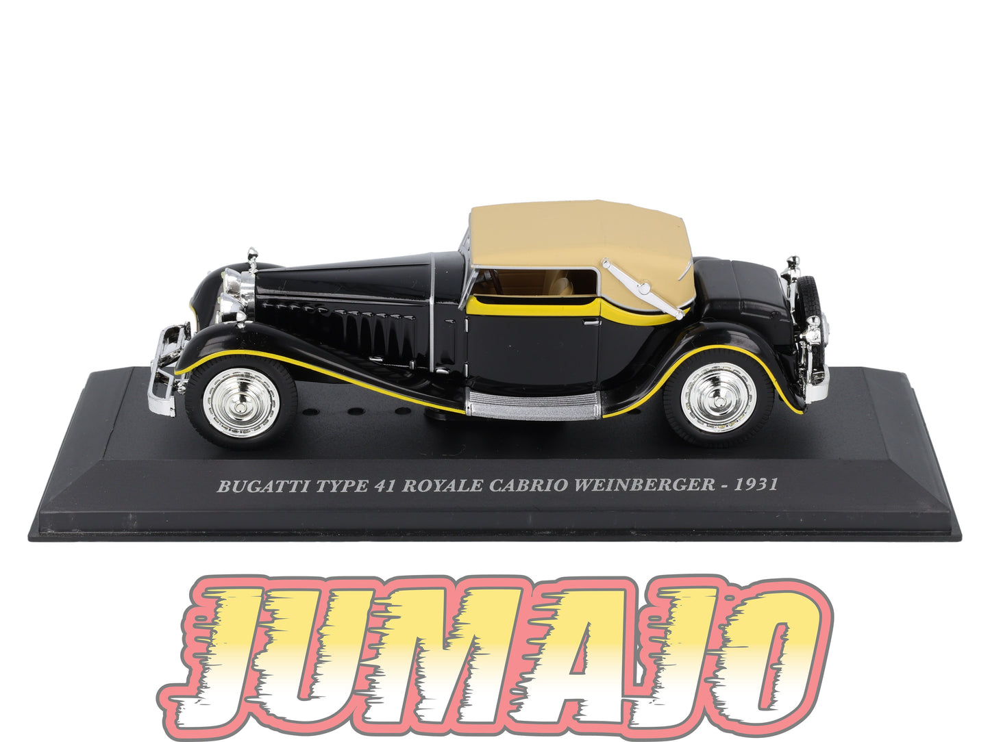 FA36 Voiture 1/43 IXO altaya Voitures d'autrefois : Bugatti Type 41 Royale Cabrio Weinberger 1931