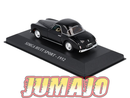 FA401 Voiture 1/43 IXO Altaya Voitures d'autrefois SIMCA Huit Sport 1952