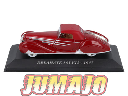 FA44 Voiture 1/43 IXO altaya Voitures d'autrefois : DELAHAYE 165 V12 1947