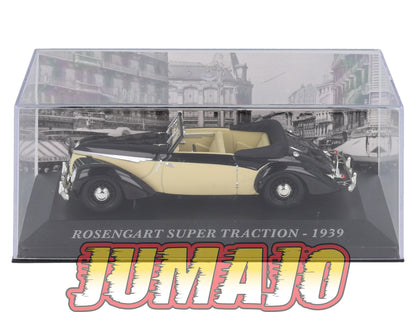 FA51 Voiture 1/43 IXO altaya Voitures d'autrefois ROSENGART Super Traction Cabriolet 1939