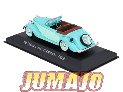 FA52 Voiture 1/43 IXO altaya Voitures d'autrefois : SALMSON S4E Cabrio 1938