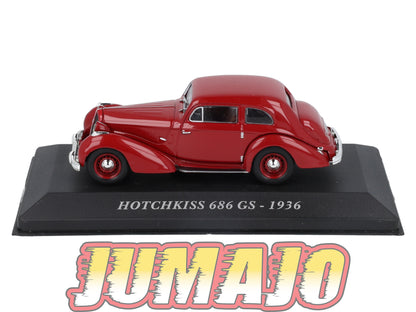 FA54 Voiture 1/43 IXO altaya Voitures d'autrefois HOTCHKISS 686 GS 1936