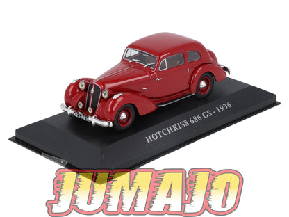 FA54 Voiture 1/43 IXO altaya Voitures d'autrefois HOTCHKISS 686 GS 1936