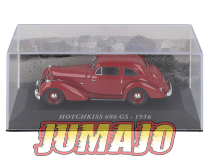 FA54 Voiture 1/43 IXO altaya Voitures d'autrefois HOTCHKISS 686 GS 1936