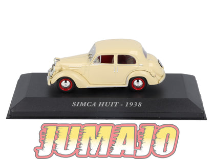 FA55 Voiture 1/43 IXO altaya Voitures d'autrefois SIMCA Huit 1938