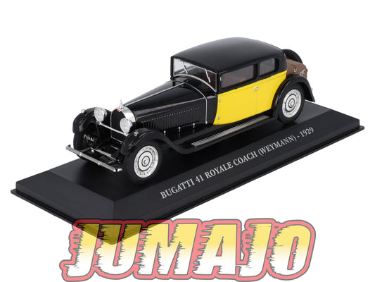 FA56 Voiture 1/43 IXO altaya Voitures d'autrefois : Bugatti 41 Royale Coach Weymann 1929