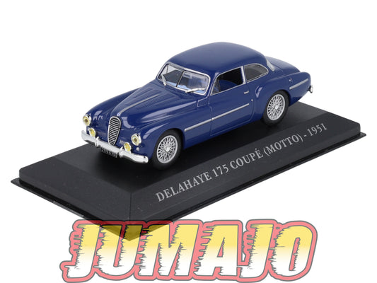 FA57 Voiture 1/43 IXO altaya Voitures d'autrefois DELAHAYE 175 Coupé (Motto) 1951