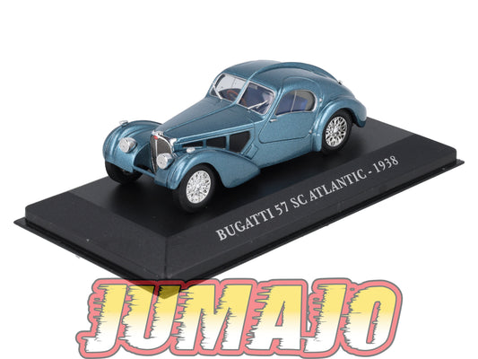 FA61 Voiture 1/43 IXO altaya Voitures d'autrefois BUGATTI 57 Sc Atlantic 1938