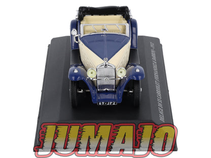 FA68 1/43 IXO altaya Voitures d'autrefois : DELAGE D8 SS cabriolet 1932