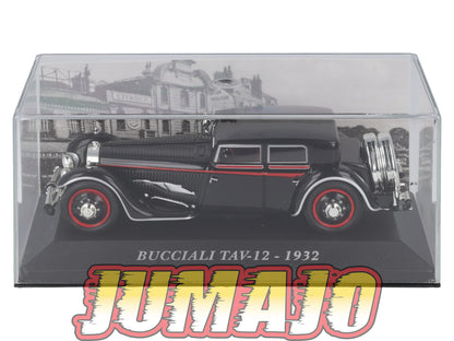 FA75 Voiture 1/43 IXO altaya Voitures d'autrefois : BUCCIALI TAV-12 1932