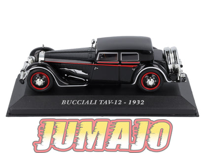FA75 Voiture 1/43 IXO altaya Voitures d'autrefois : BUCCIALI TAV-12 1932