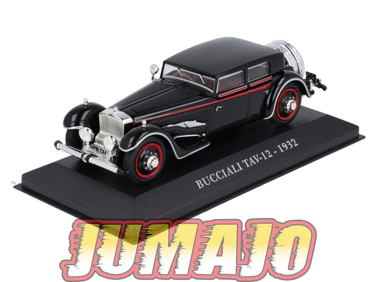 FA75 Voiture 1/43 IXO altaya Voitures d'autrefois : BUCCIALI TAV-12 1932