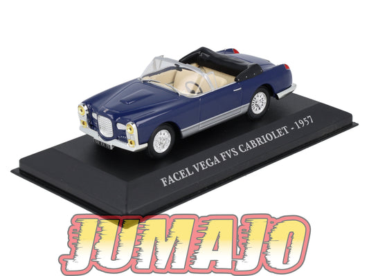 FA81 Voiture 1/43 IXO altaya Voitures d'autrefois FACEL VEGA FVS Cabriolet 1957
