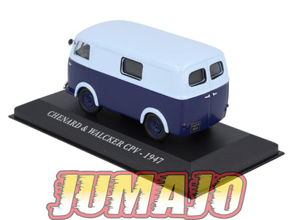 FA82 1/43 IXO altaya Voitures d'autrefois : CHENARD & WALCKER CPV 1947