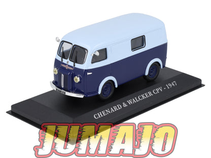 FA82 1/43 IXO altaya Voitures d'autrefois : CHENARD & WALCKER CPV 1947