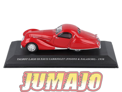 FA89 Voiture 1/43 IXO Altaya Voitures d'autrefois TALBOT Lago SS Faux cabriolet 1938