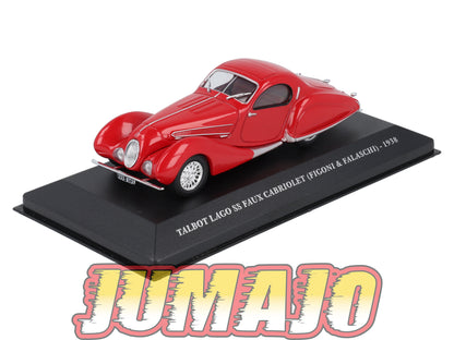 FA89 Voiture 1/43 IXO Altaya Voitures d'autrefois TALBOT Lago SS Faux cabriolet 1938