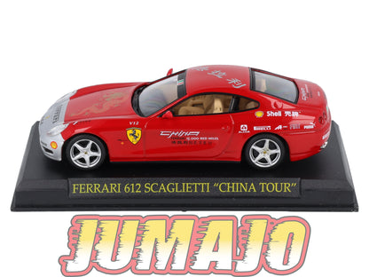 FC254 Voiture Ferrari civile 1/43 IXO Altaya : FERRARI 612 Scaglietti China tour