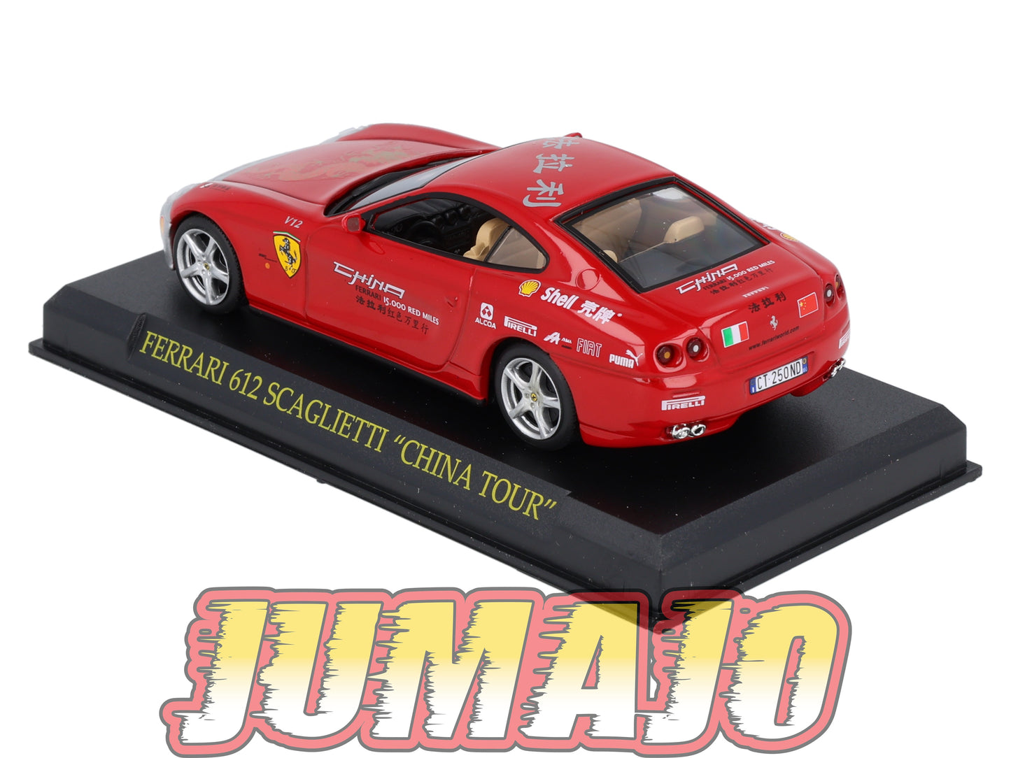 FC254 Voiture Ferrari civile 1/43 IXO Altaya : FERRARI 612 Scaglietti China tour