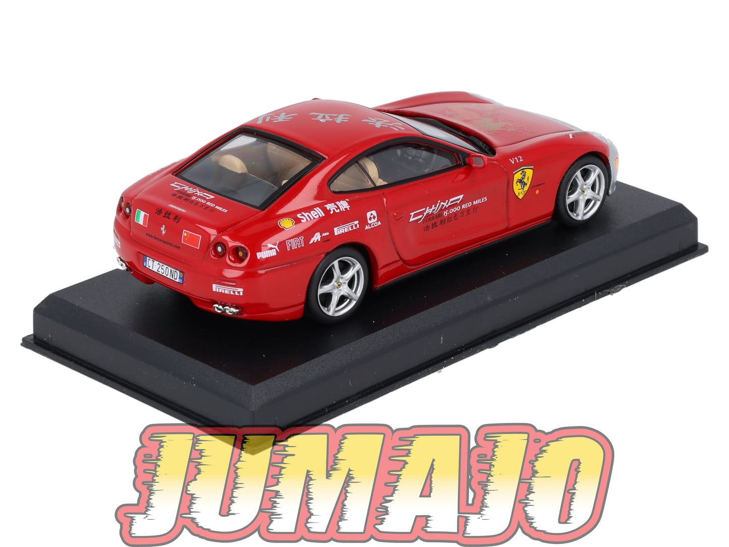 FC254 Voiture Ferrari civile 1/43 IXO Altaya : FERRARI 612 Scaglietti China tour