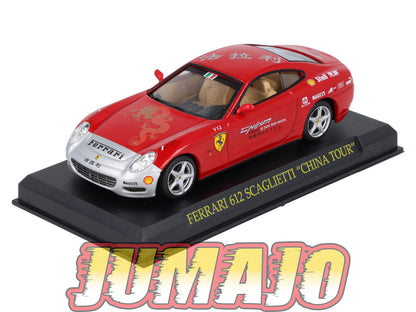 FC254 Voiture Ferrari civile 1/43 IXO Altaya : FERRARI 612 Scaglietti China tour