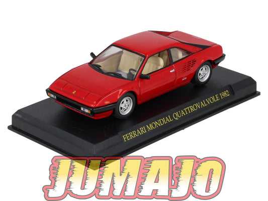 FC342 Voiture Ferrari civile 1/43 IXO Altaya : FERRARI MONDIAL QUATTROVALVOLE 1982