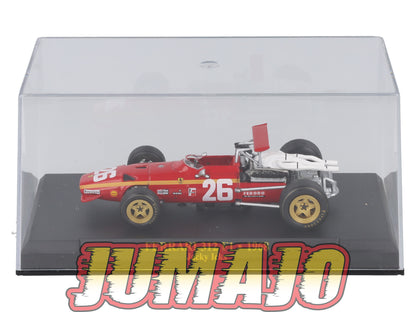 FEF17 Voiture 1/43 IXO Altaya : FERRARI 312 F1 1968 J.Ickx #26