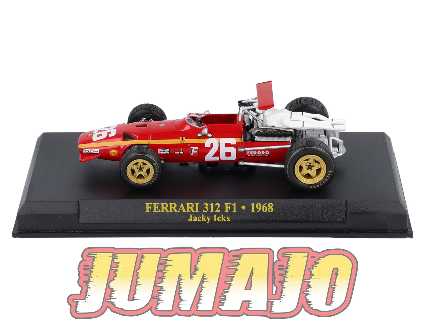 FEF17 Voiture 1/43 IXO Altaya : FERRARI 312 F1 1968 J.Ickx #26