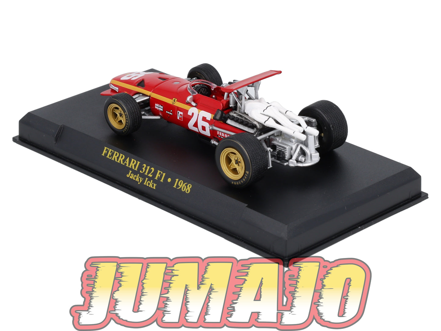 FEF17 Voiture 1/43 IXO Altaya : FERRARI 312 F1 1968 J.Ickx #26