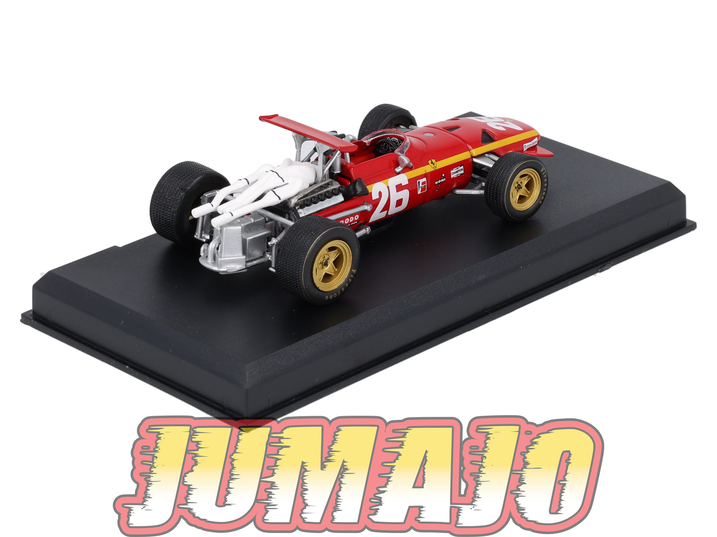 FEF17 Voiture 1/43 IXO Altaya : FERRARI 312 F1 1968 J.Ickx #26