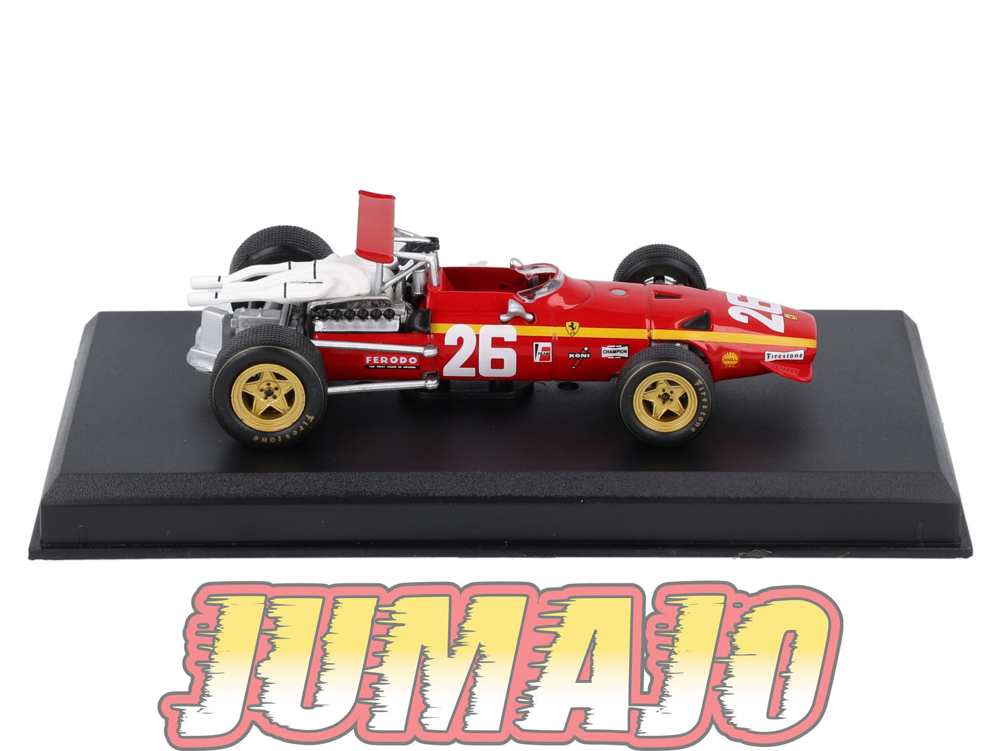 FEF17 Voiture 1/43 IXO Altaya : FERRARI 312 F1 1968 J.Ickx #26