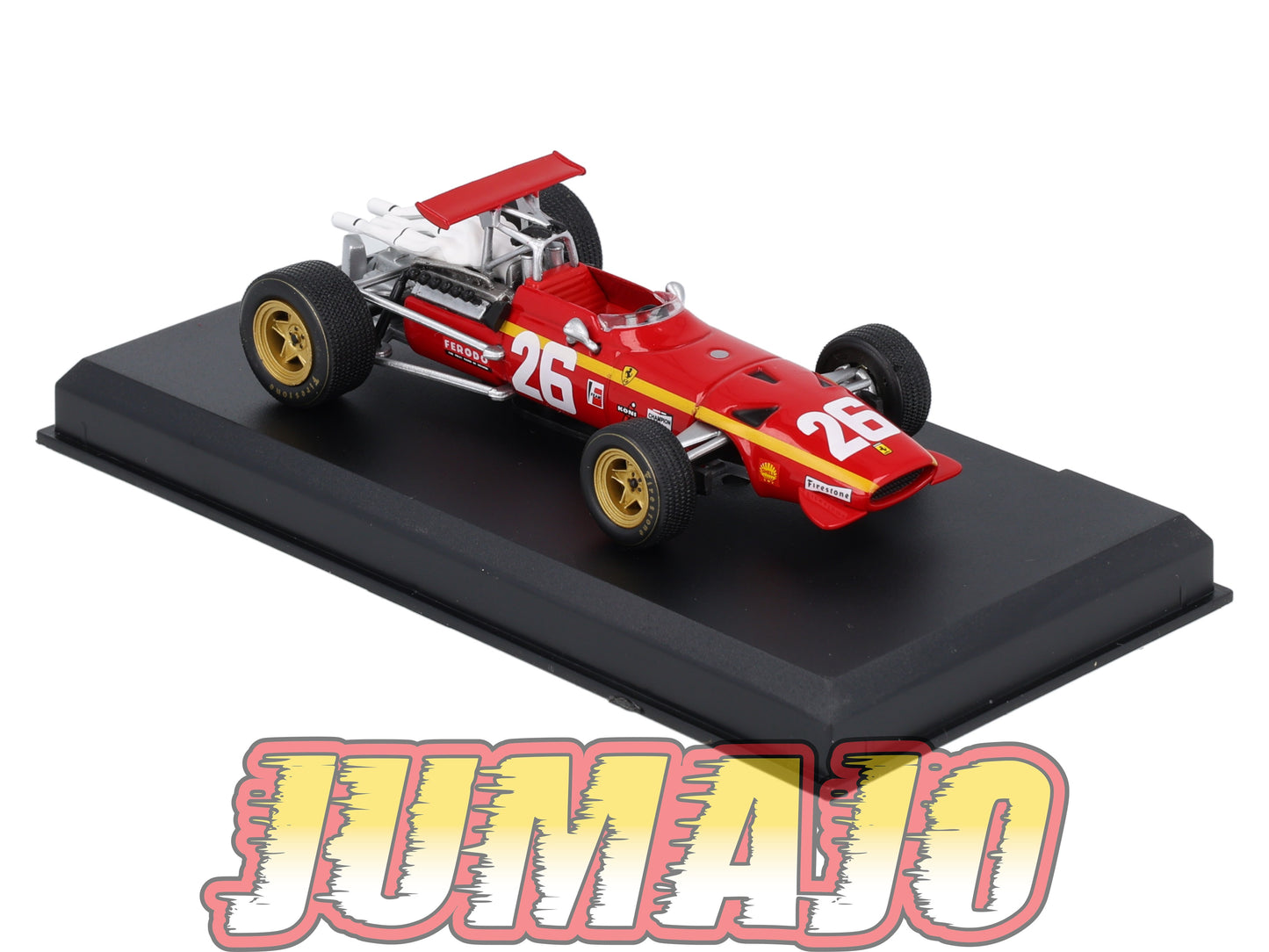 FEF17 Voiture 1/43 IXO Altaya : FERRARI 312 F1 1968 J.Ickx #26
