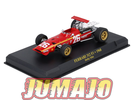 FEF17 Voiture 1/43 IXO Altaya : FERRARI 312 F1 1968 J.Ickx #26